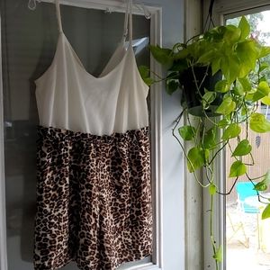 Cheetah romper